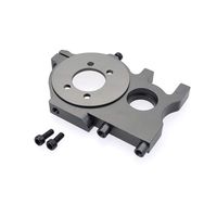 ROWEQPP Compatible with Nitro RC Car Change Electric Car Motor Mounting Holder for 1/8 Kyosho HSP HOBAO RC Car Titanium