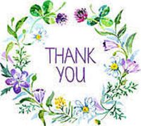 HotSaleStore Sticker Seals 48 Thank You Flowers!!! Sticker Label Envelope Seals 1.2" Round