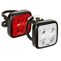 KNOG Blinder Mob Four Eyes Twinpack USB Rechargeable Light, Black