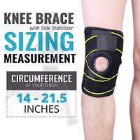 ZbbNice Knee Brace Compression Sleeve for Men Women with Side Stabilizers Patella Gel Pads for Best Knee Support for Running,Meniscus Tear, Arthritis, Pain Relief & Sports Injury Recovery