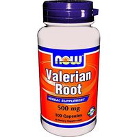 Valerian Root, 500 mg, 100 Caps by Now Foods (Pack of 6)
