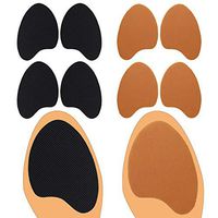 SPACE LION Adhesive Self-Adhesive Anti-Slip Stick Pad for Shoes，High Quality Upgraded Skid Proof Sole Stick Protector (2Black+2Rubber Round)