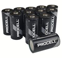Duracell Procell CR123 Lithium Battery - 12 Pack
