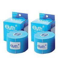 Elyth Kinesiology Tape, 16.4 ft Lenght x 1.97 '' Width, 2 Pieces, Blue