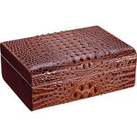 JUFU Cigar Box Cigar Box, Cigar Humidor, Cedar Wood Cigar Box, Cigar Box, Built-in Thermometer, 50 Pieces, 2 Colors Optional @@ (Color : A)