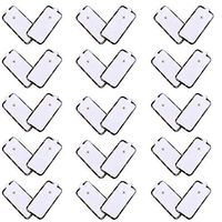 TENS Unit Pads Electrode Self Adhesive Replacement Electodes Premium Quality XL Extra Large Snap On Sticky Reusable Pads 15 Pairs (30 Pads)
