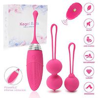 3 in 1 Exercise Kegel Ball Wireless Remote Control Control Kit- Floor Tightening Tightening & Pelvic Floor Exercises for Beginners & Advanced–Premium Silicone Kegel Balls