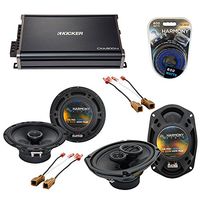 Compatible with Nissan Xterra 2009-2014 OEM Speaker Upgrade Harmony R65 R69 & CXA300.4 Amp (Renewed)
