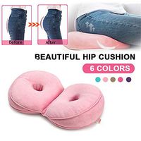 Dual Comfort Hips Up Seat Cushion,18'' Multifunctional Orthopedic Seat Cushion,Non-Slip Chair Pad for Tailbone Pain,Back Pain & Sciatica Relief
