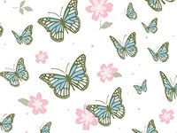 Butterfly Garden Design Gift Grade 20" x 30" Tissue Paper Sheets Size 20" x 30" Choose Package Amount (72)