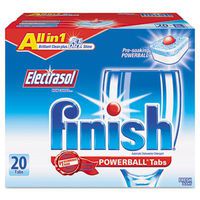 Finish Dishwasher Powerball Tabs Fresh Scent 20 Count
