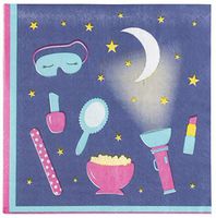 Cocktail Napkins - 150-Pack Luncheon Napkins, Disposable Paper Napkins Slumber Party Supplies for Sleepovers, 2-Ply, Unfolded 13 x 13 Inches, Folded 6.5 x 6.5 Inches