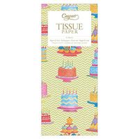 Caspari Sweet Temptations Tissue Paper, 16 Sheets Included