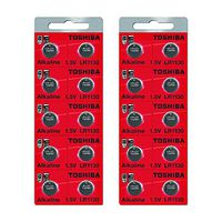 Toshiba LR1130 189 Battery 1.5V Alkaline (20 Batteries)