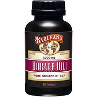 Barlean's Organic Oils Borage Oil, 1000 mg. 60 Count, Bottle