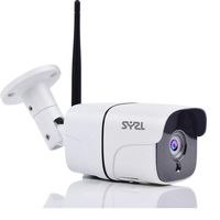 【Upgrade】 SY2L HD Wireless Outdoor Security WiFi 1080P Night Vision Bullet Cameras, IP66 Weatherproof Video Surveillance System Motion Detection Alarm IP Camera for Indoor, Support Max 128GB SD Card
