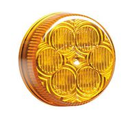 Maxxima M34260Y Amber 2 Round LED Clearance Marker Light by Maxxima
