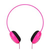 RockPapa On Ear Adjustable Boys Girls Childs Kids Headphones Earphones Lightweight for MP3/4 DVD Tablets Phones DVD PC innoTab PSP Pink