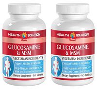 Potassium Supplement Capsules - GLUCOSAMINE and MSM - Maintain Optimal Muscle and Nerve Function (2 Bottles)