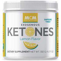 MCM Nutrition - Exogenous Ketones Supplement & BHB - Caffeine Free and Suppresses Appetite - Instant Keto Mix That Puts You into Ketosis Quick & Boosts The Keto Diet (Lemon Flavor - 15 Servings)