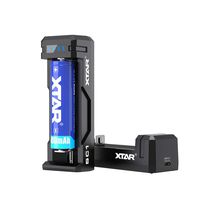 2A Speedy Charger XTAR SC1 5V Micro USB Power Charger with LCD Display Screen for 3.6V/3.7V