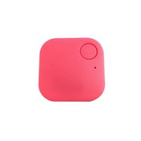 Gotd Smart Bluetooth Mini GPS Tracker Locator Alarm Pet Child Wallet Key Finder (Pink)