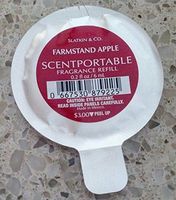 Bath and Body Works Slatkin & Co. FARMSTAND APPLE Scentportable Fragrance Refill 0.2 fl oz