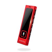 KerLiTar K-R03 Digital Voice Activated Recorder Sound Audio Recorder MP3 Player Dictaphone Recording Device for Lectures/Meetings/Interviews (Red)