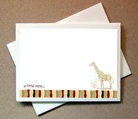 Safari Note Cards (24 Non-foldover Cards and Envelopes)