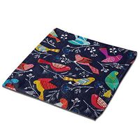 Colorful Birds Kitchen Towel Microfiber Cleaning Cloth Absorbent Hand Towel for House Kitchen Car