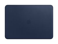 Apple Leather Sleeve (for MacBook Pro 15-inch Laptop) - Midnight Blue