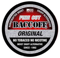 BaccOff, Original Fine Cut, Premium Tobacco Free, Nicotine Free Snuff Alternative (1 Can)