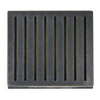 Cuban Crafters Accessories Cigar Humidifiers Black Square Humidifier 3.15 Length X 2.75 Width X .71 Height