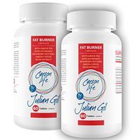 CARSON LIFE Fat Burning Pills By Julian Gil - 2 Pack, 60 Pills Each - Energy Boosting Formula With Green Tea, African Mango, Raspberry Ketones, Green Coffee Bean Extract - Burn Fat Increase Metabolism