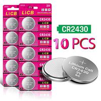 LiCB 10 Pack CR2430 3V Lithium Battery CR 2430