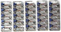 50 Pack Maxell LR44 AG13 357 button cell battery "NEW HOLOGRAM PACKAGE "