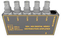 4 Output SD-SDI/ASI Video Distribution Amplifier