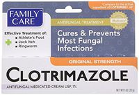 Clotrimazole Antifungal Cream 1% USP 1.0 oz Compare KtbYa to Lotrimin Active Ingredient Pack of 2 vBuqp
