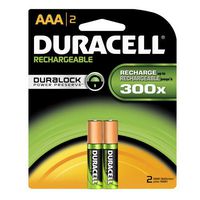 Duracell Rechargeable AAA Batteries 2 Count