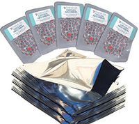 One Quart Genuine Mylar Bags with 300cc Oxygen Absorbers (50) with PackFreshUSA LTFS Guide