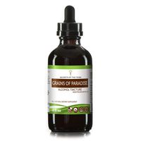 Grains of Paradise Tincture Alcohol Liquid Extract, Organic Grains of Paradise (Aframomum melegueta) Dried Seeds (4 FL OZ)