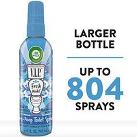 Air Wick V.I.P. Pre-Poop Toilet Spray, Up to 268 uses, Contains Essential Oils, Fresh Model Scent, 4.9 oz., Holiday Gifts, White Elephant gifts, Stocking Stuffers