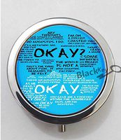 BlackKey Okay Okay 3-Compartment Decorative Pocket Gift Box Case Organizer for Pill, Color 1 -71
