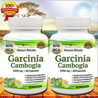 GARCINIA CAMBOGIA EXTRACT WITH 85% HCA IS A VERY EFFECTIVE SUPPLEMENT FOR QUICK WEIGHT LOSS - GLUTEN FREE - 100% NATURAL - 100% PURE AND SAFE TO USE WITH NO SIDE EFFECTS - 1000 mg CAPSULES - 120 PILLS