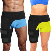 Aptoco Compression Brace for Hip, Sciatica Pain Relief and Groin Support - Compression Wrap for Pulled Muscles - Hamstring Thigh Quadriceps Arthritis Joints - SI Belt Men and Women