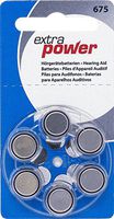 Extra Power Size 675 Zinc Air Hearing Aid Batteries (PR44) (1 Box) (60 Batteries)