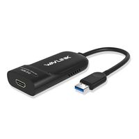 Wavlink USB 3.0 to 4K HDMI External Video Graphics Adapter with Audio Port for Multiple Monitors up to 3840 X 2160 UHD Ultra High Definition Supports Windows 10/8.1/8/7 and Chromebook