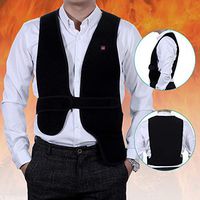 GENERAL ARMOR USB Heated Vest - Size Adjustable 5V Electric Heated Clothing for Men or Women, Washable (Adult)