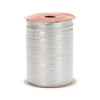 Berwick Offray Matte Silver Raffia Ribbon, 1/4'' Wide, 100 Yards
