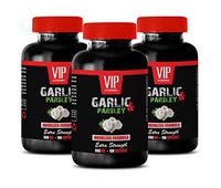 antioxidant Blend Supplement - Garlic & Parsley 600MG - Extra Strength - Parsley Vitamins - 3 Bottles 300 Softgels
